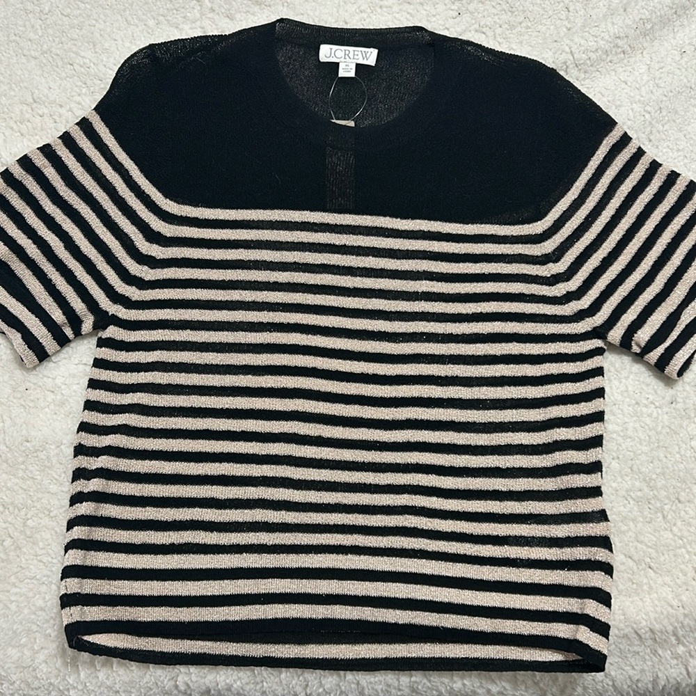 NWT J Crew cotton blend sweater